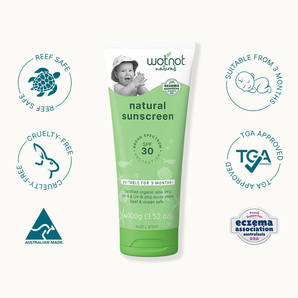 30 SPF Natural Baby Sunscreen