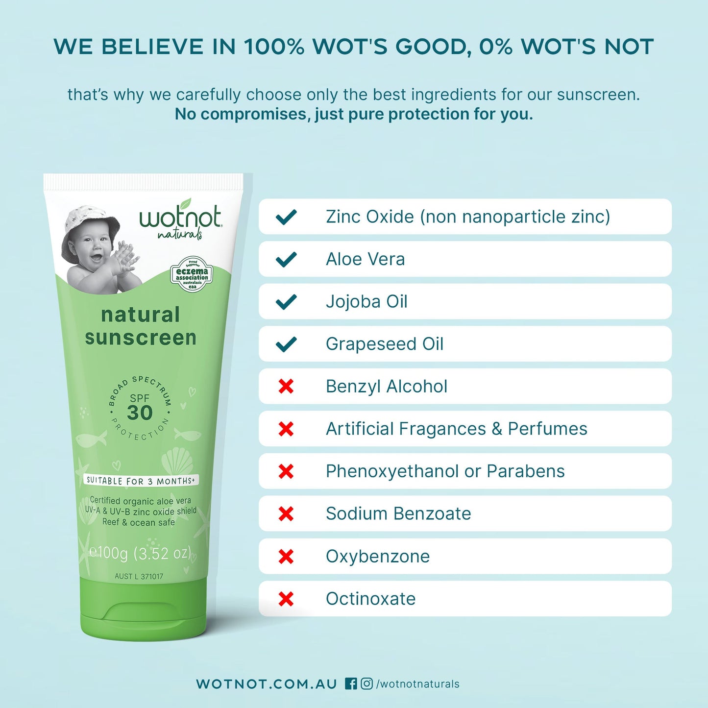 30 SPF Natural Baby Sunscreen